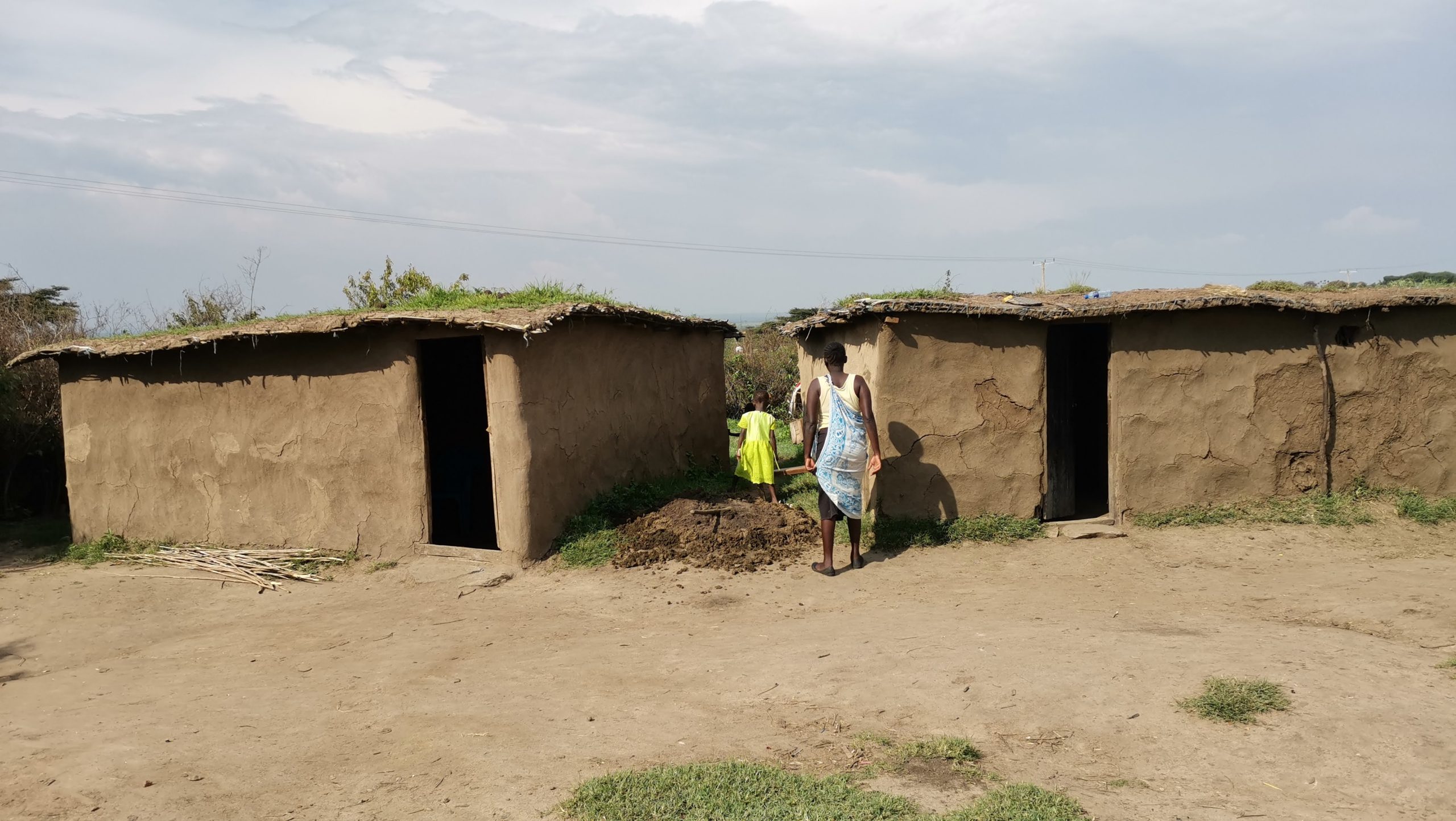 マサイ族の村の民家