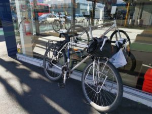 自転車パーツの購入。